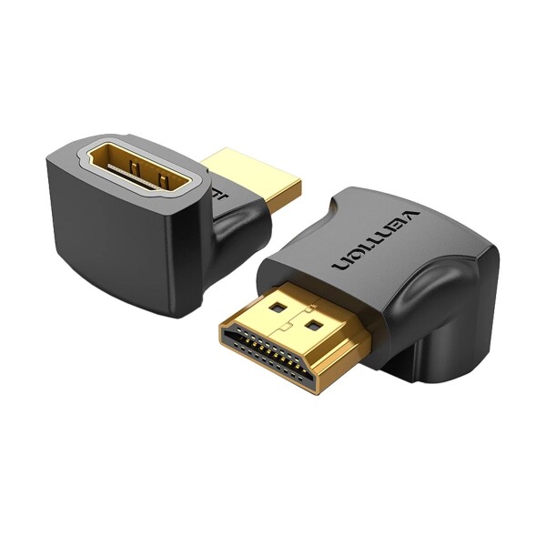 Adaptador Cupla Codo Hdmi Angulo 270 Grados Hub Vention Adaptador Cupla Codo Hdmi Angulo 270 Grados Hub Vention