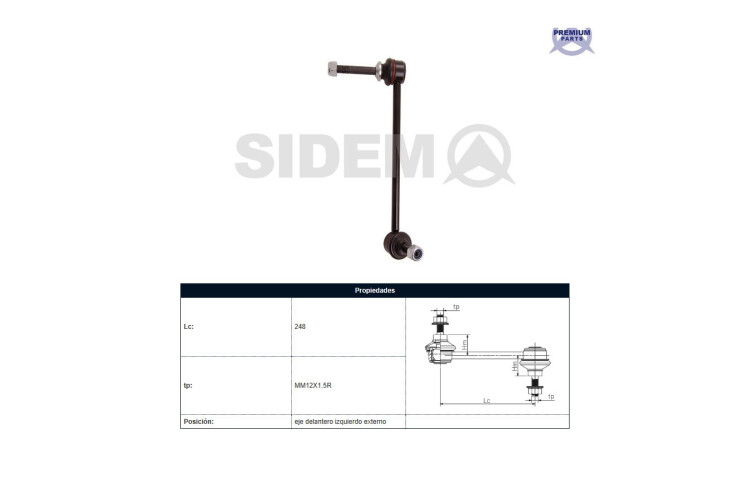 Bieleta BMW X5 Xdrive 35I (F15) 14-18 Izq Bieleta BMW X5 Xdrive 35I (F15) 14-18 Izq