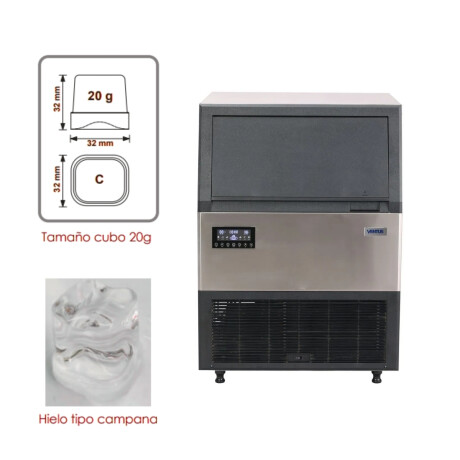 Máquina de hielo 80 kg / día Ventus Máquina de hielo 80 kg / día Ventus