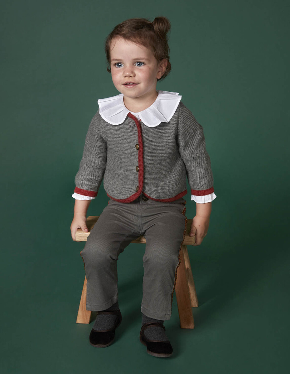 Chaqueta Tipo Austriaca - Gris Marengo 