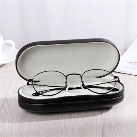 Estuche para lentes de armazón y de contacto Negro