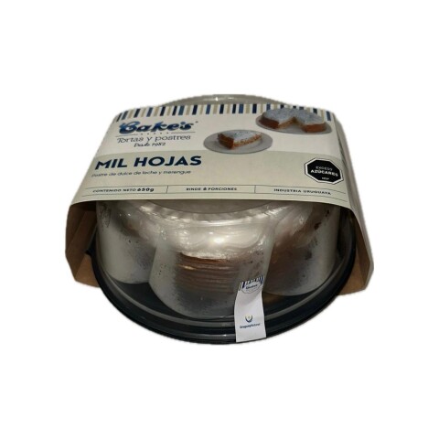 Torta Milhojas Cakes 650Grs Torta Milhojas Cakes 650Grs