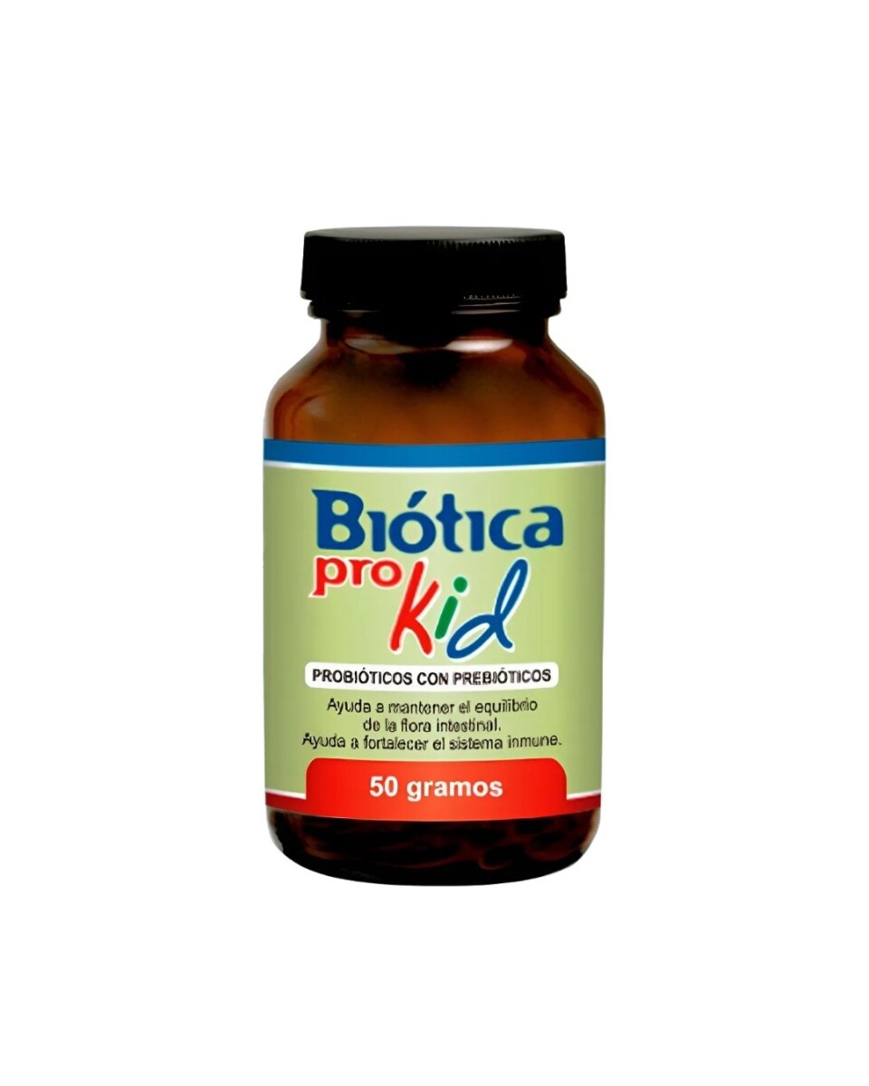 ¡OFEERTA IMPERDIBLE! Probióticos con Prebióticos 50 grs Biótica Kid 