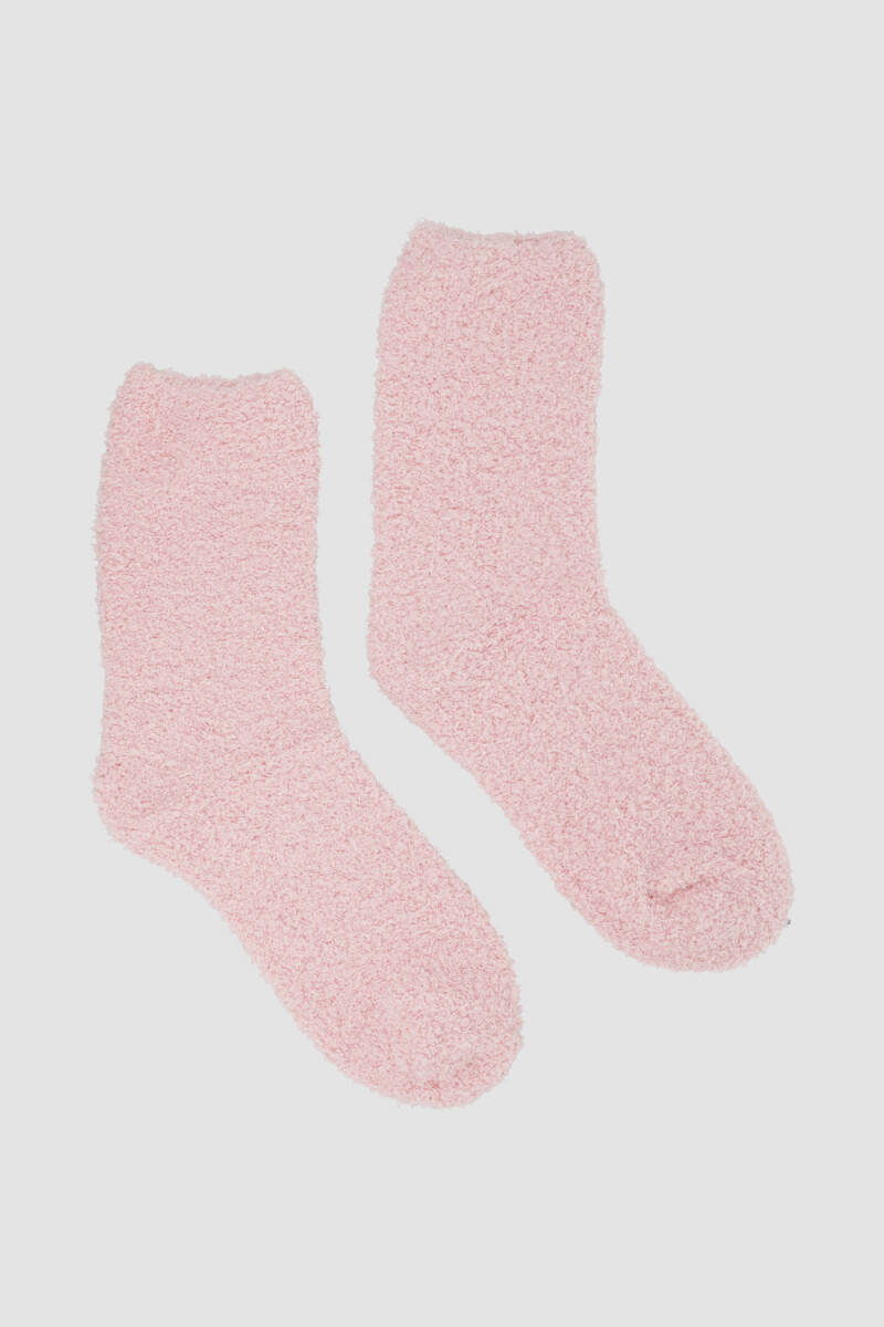 Medias abrigo fuffly Rosado