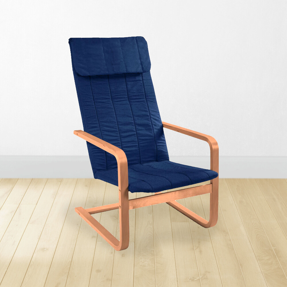 SILLA SILLÓN FLEX TELA AZUL A104H