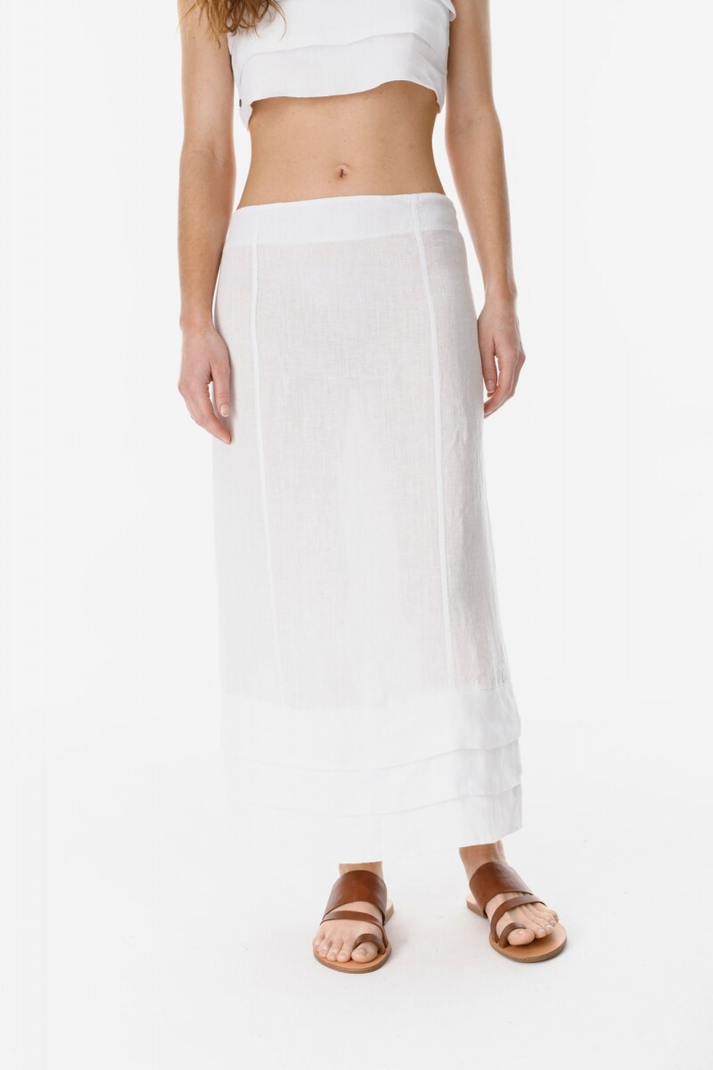 Falda Layers Blanco