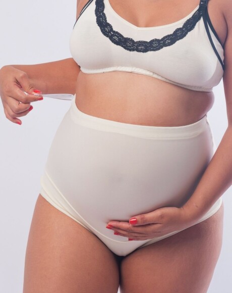 Bombacha Maternal Paty Crudo