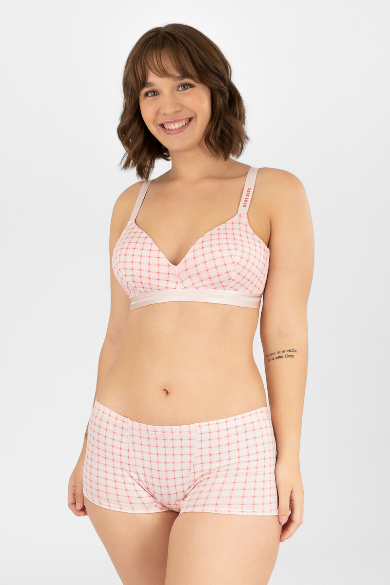 Soutien triangulo flux copa c Rosa antique