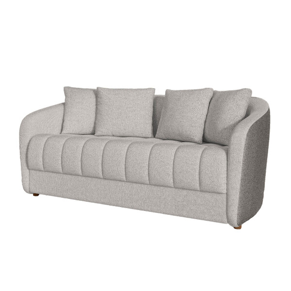 SILLÓN ABBA 3 CUERPOS COLOR GRIS Sillón Abba 3 Cuerpos Color Gris