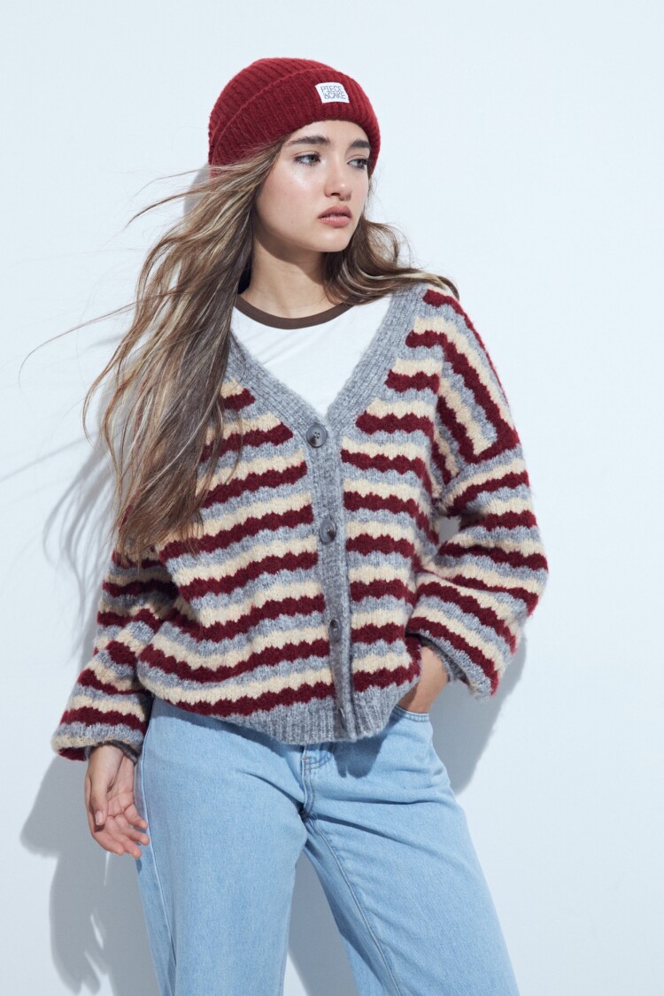 CARDIGAN GAMA Gris