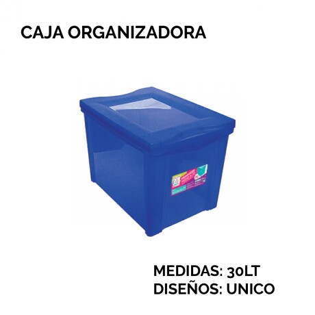 Caja Organizadora Alta 30lts - Or21212n Unica