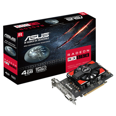 Asrock - Tarjeta de Video Phantom Gaming Radeon Rx 550 4 GB - Amd Radeon Rx 550. Pci Express X16 Gen 001