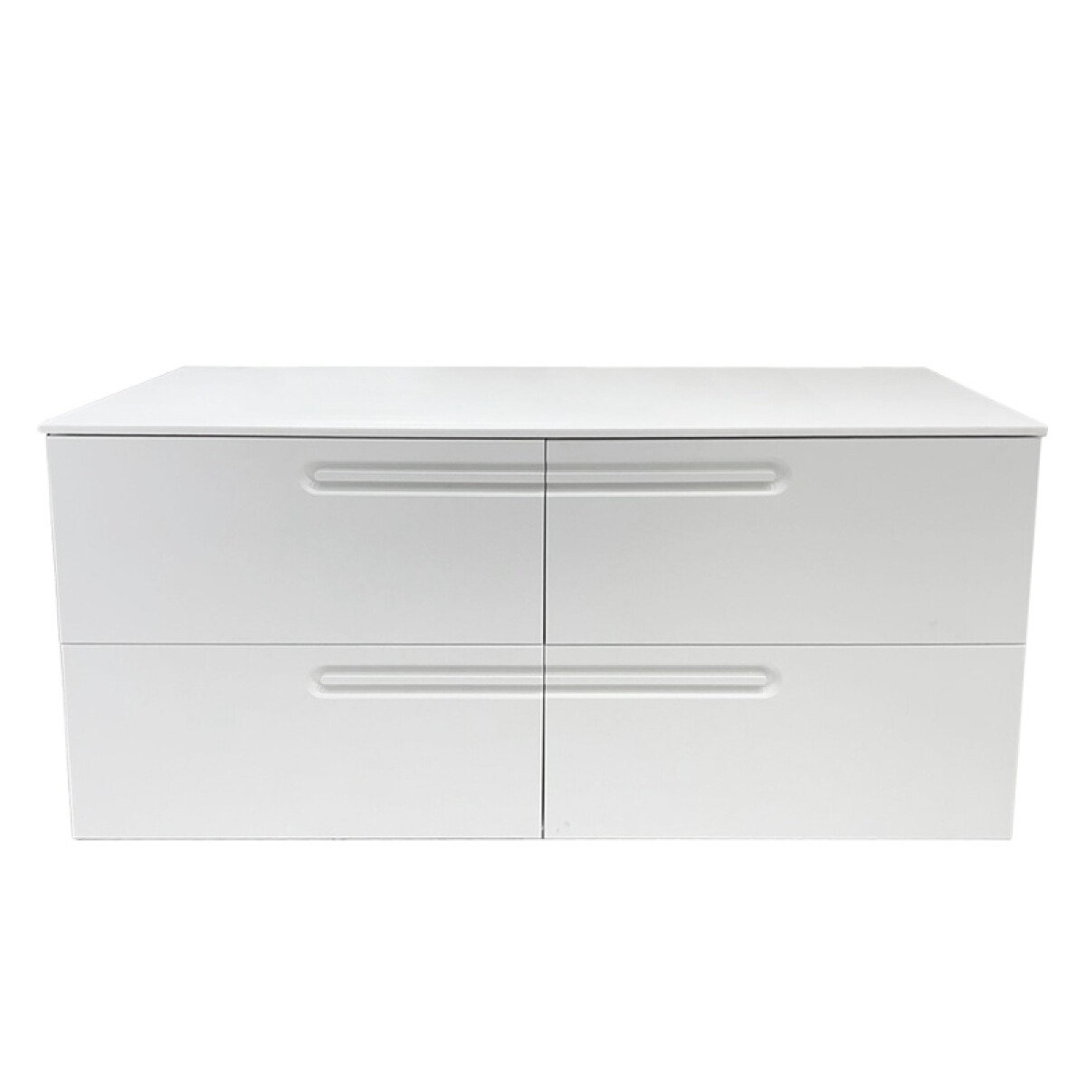 Mueble De Baño Econic 120 Cm Blanco Mate Con Encimera 
