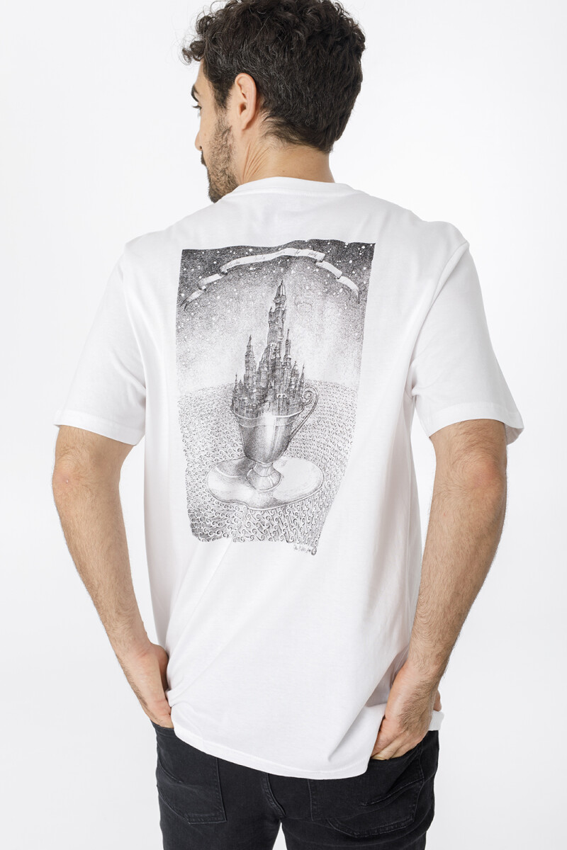 T-SHIRT MONTEVIDEO - BLANCO 