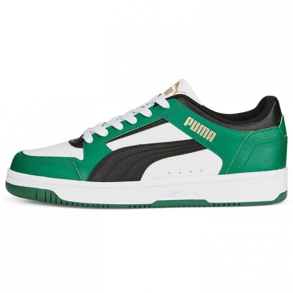 Champion Puma Hombre Rebound Joy Low Verde-Blanco - S/C 