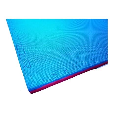 Alfombra de Goma Eva Knex 1M 2 X 2.5CM de Espesor NEGRO-ROJO