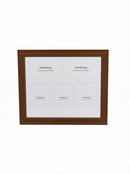 PORTARRETRATO MARCO DE MADERA MARRON