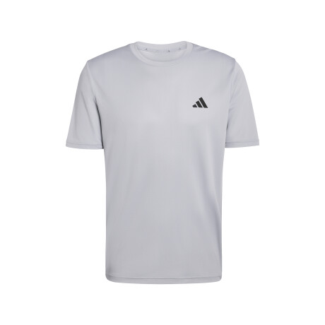 Remera adidas Workout Essentials Base 3-Stripes Halo Silver
