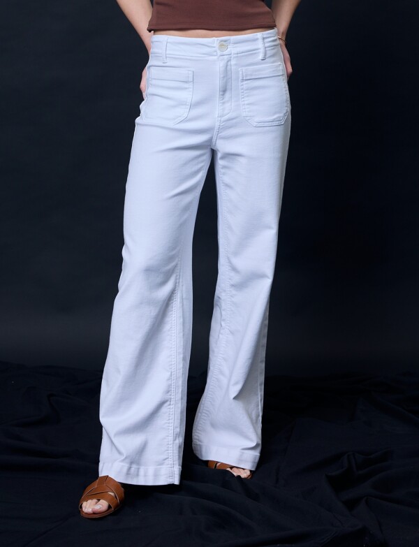 Jean Wide Leg BLANCO