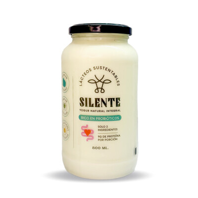 Yogur natural El Silente 800ml Yogurt El Silente 800ml
