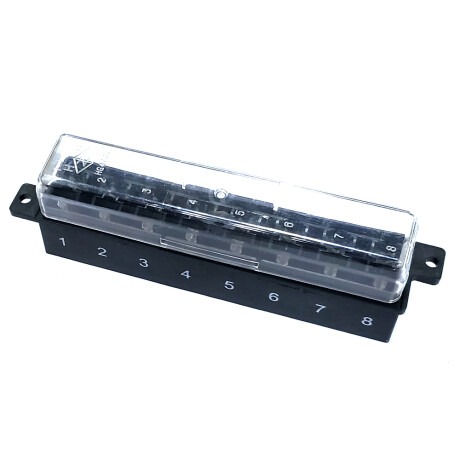PORTA FUSIBLES - CAJA 8 FUSIBLE ATO CON TAPA - PORTA FUSIBLES - CAJA 8 FUSIBLE ATO CON TAPA -