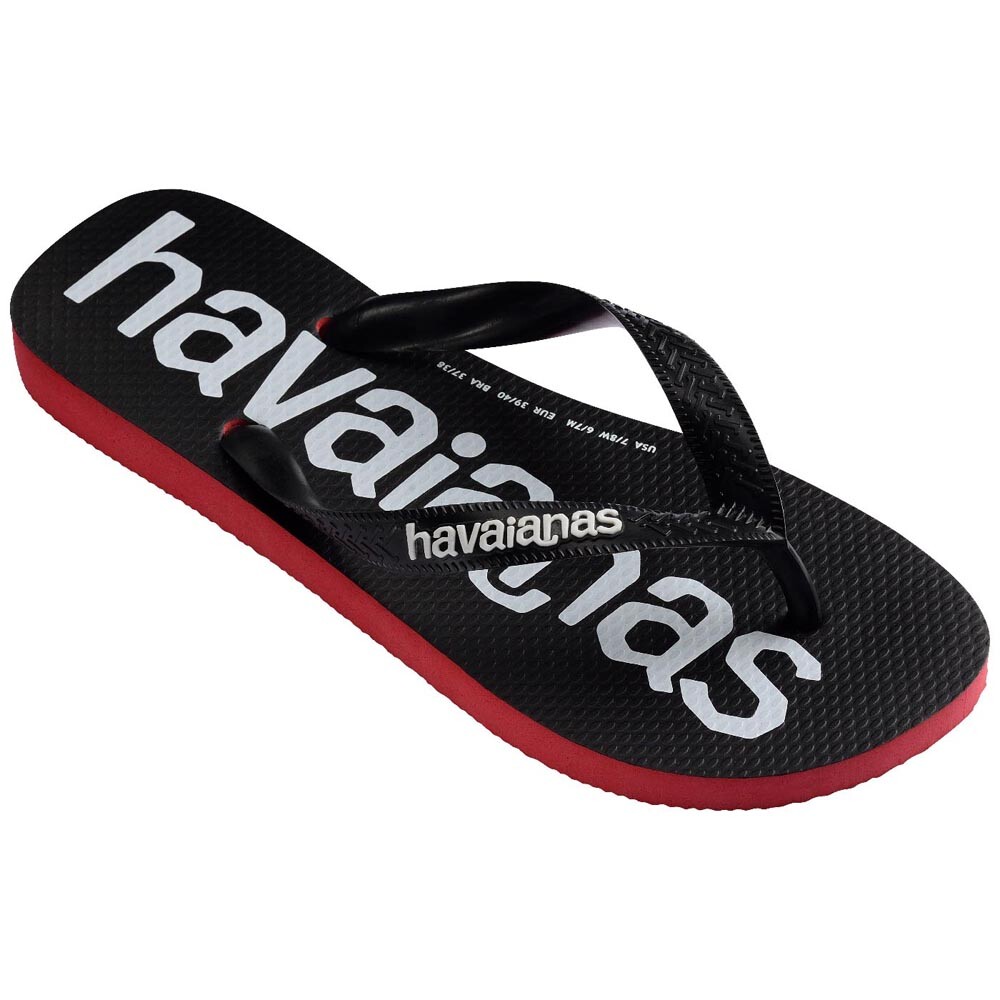 Sandalias Havaianas Top Logomania 2 Hombre Rojo Hibisco