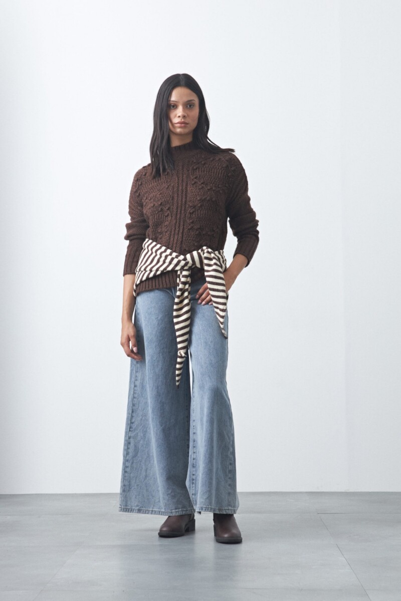 POLERA LINARES Chocolate