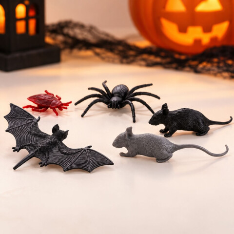Set Mini Animales Halloween x5 Set Mini Animales Halloween x5