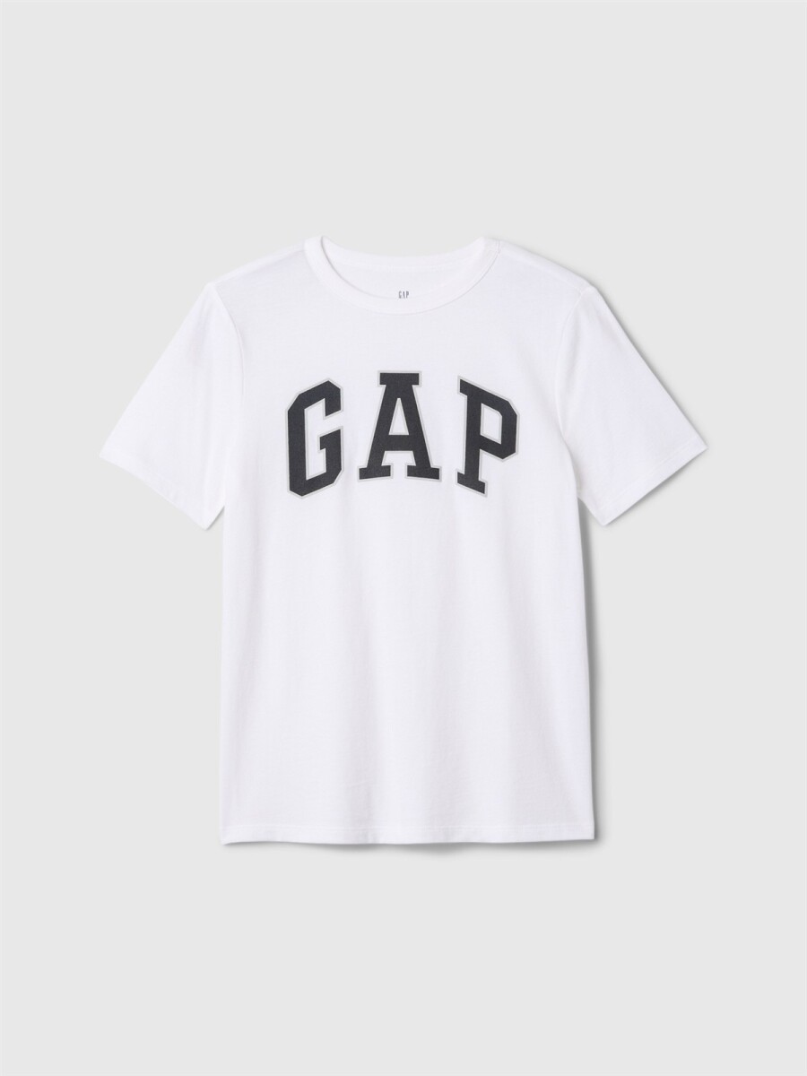 Remera Logo Gap Niño - New Off White Opt1 