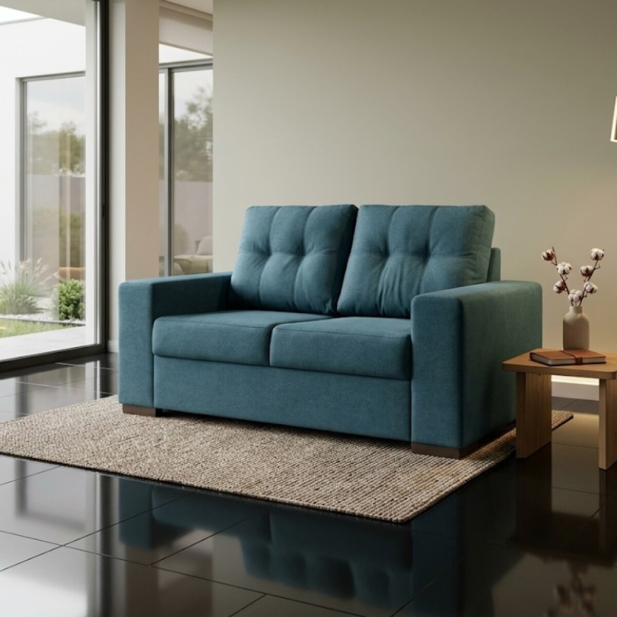 Sofa Montevideo 1.50m - Color Azul 