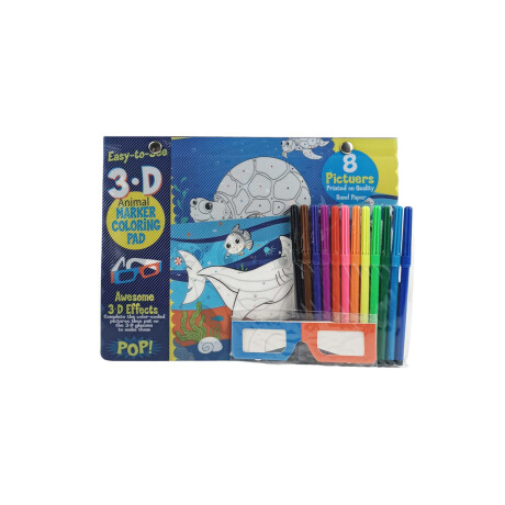 Juego de arte para pintar y lentes 3D Sc