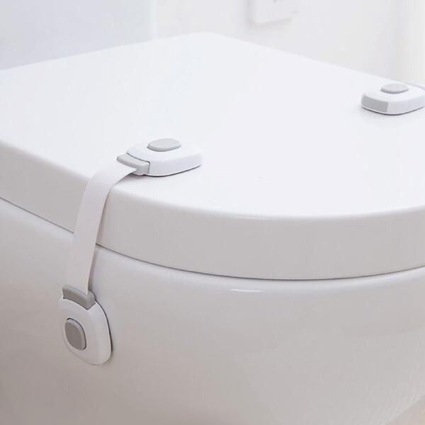Traba Tranca Seguridad Puertas Cajones Muebles Bebé Niño X10 Variante Color Blanco