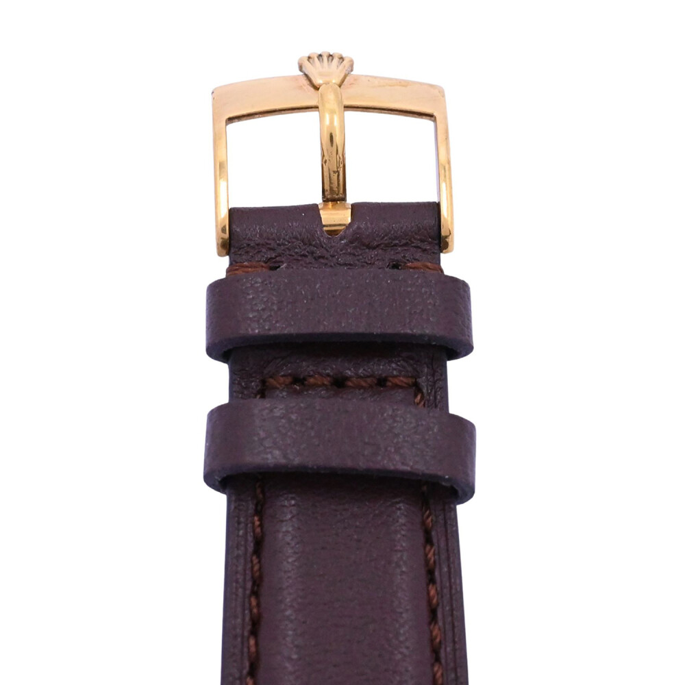 Rolex Oyster Perpetual 1005 oro 18k amarillo, 34 mm año 1965 brazalete de cuero marrón. Rolex Oyster Perpetual 1005 oro 18k amarillo, 34 mm año 1965 brazalete de cuero marrón.