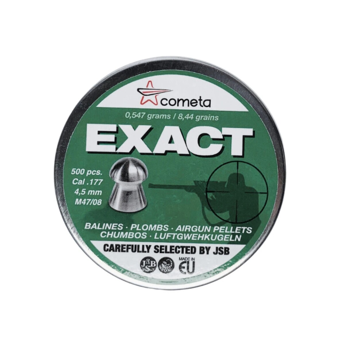 Chumbos Jsb Cz Exact Cal 4.5mm X500un 