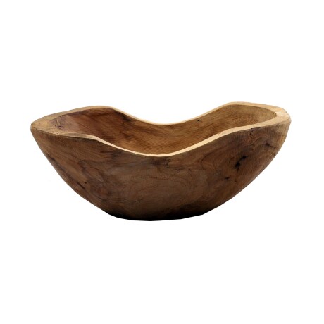 BOWL DECORATIVO AFRICA 29*18*10 MADERA NATURAL-BEIGE NATURAL