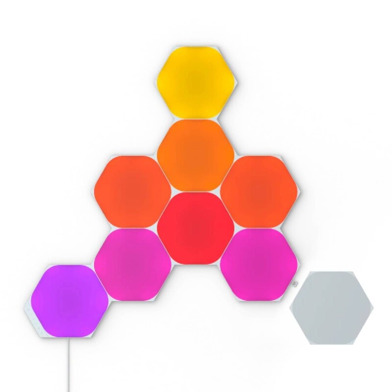 Kit de 9 Luz Led NanoLeaf Hexagonal RGB Smart Kit de 9 Luz Led NanoLeaf Hexagonal RGB Smart