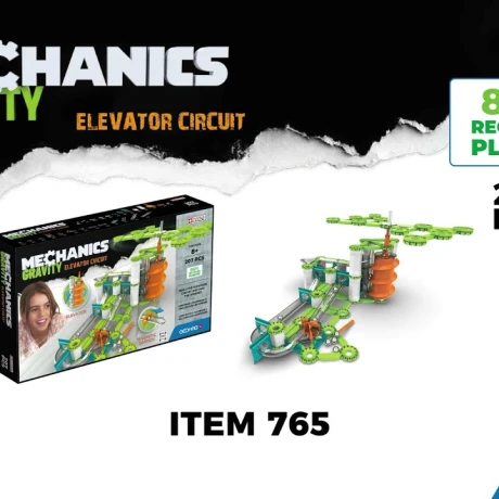 Juego magnético Mechanics elevador 207 pcs Juego magnético Mechanics elevador 207 pcs