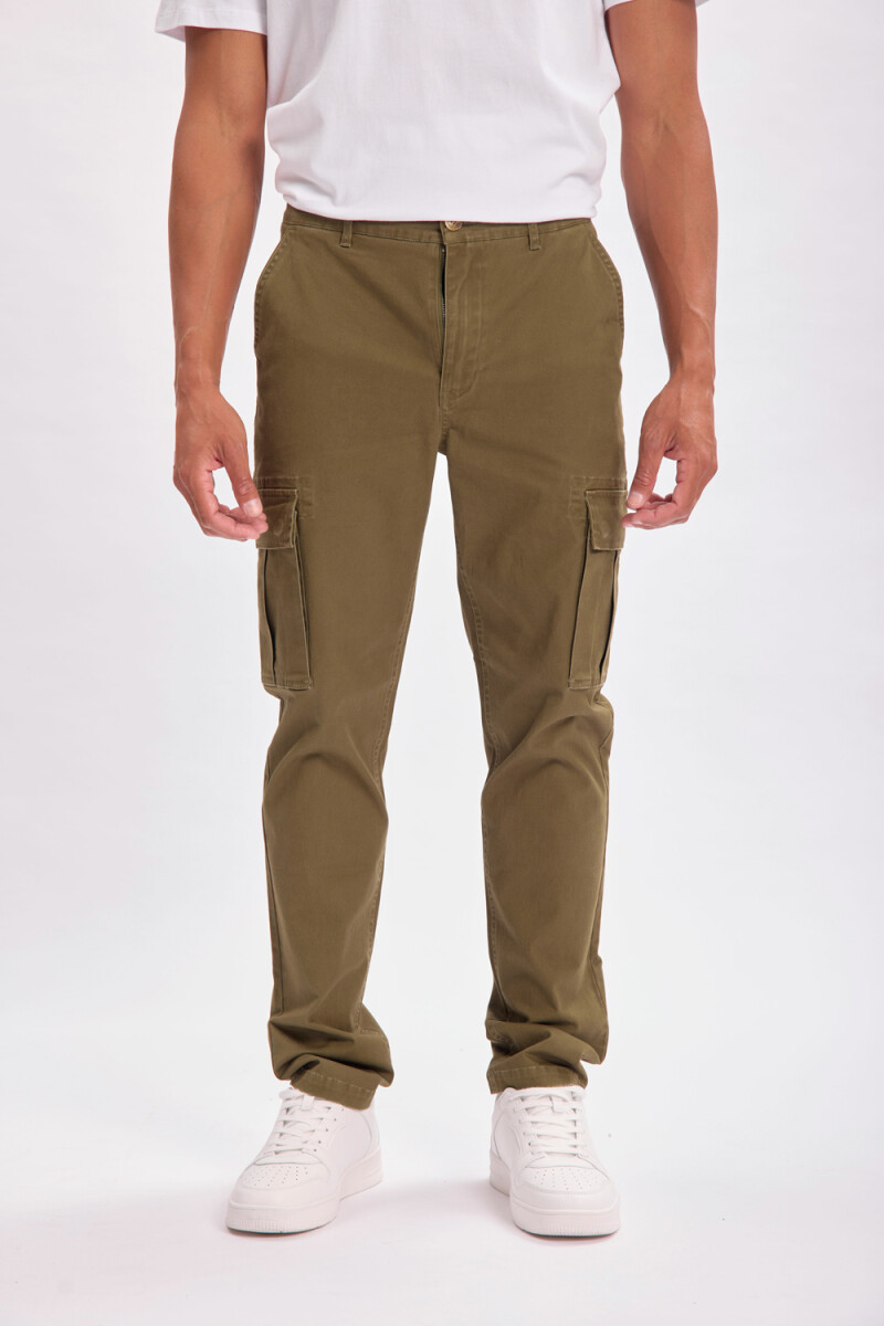 Pantalón cargo Verde Militar
