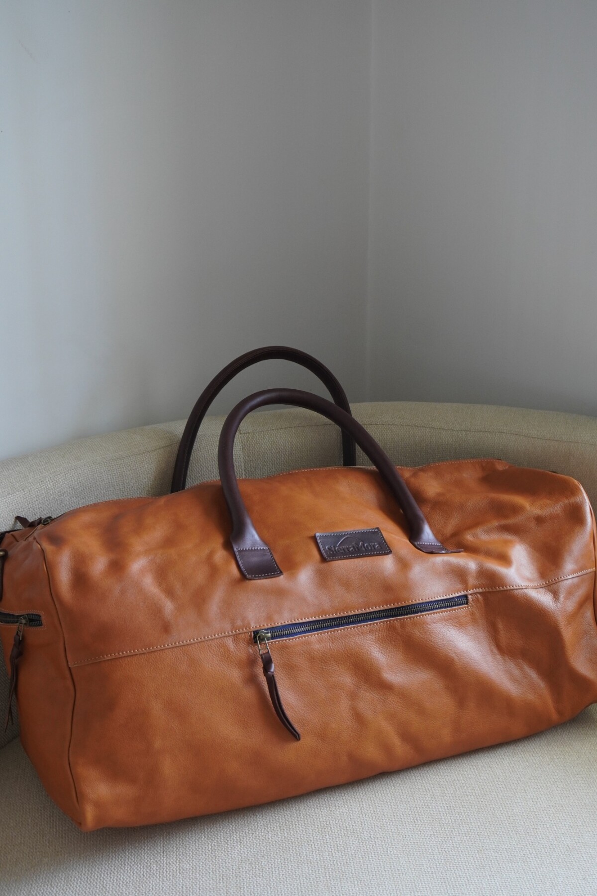 Weekender Bag Honey Blue Zip
