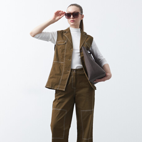 PANTALON CEYLAN Verde Musgo