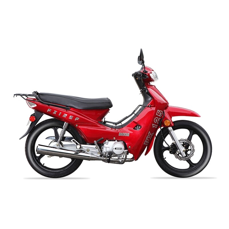 Moto Baccio Cub Px125 F Llanta De Aleacion Rojo