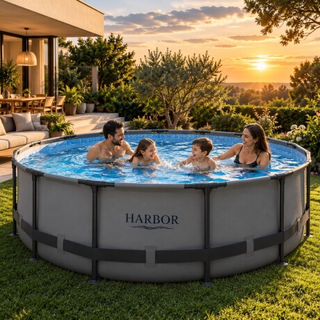 Piscina Estructural HARBOR Essential 4.678 L – Con Bomba y Cobertor Piscina Estructural HARBOR Essential 4.678 L – Con Bomba y Cobertor