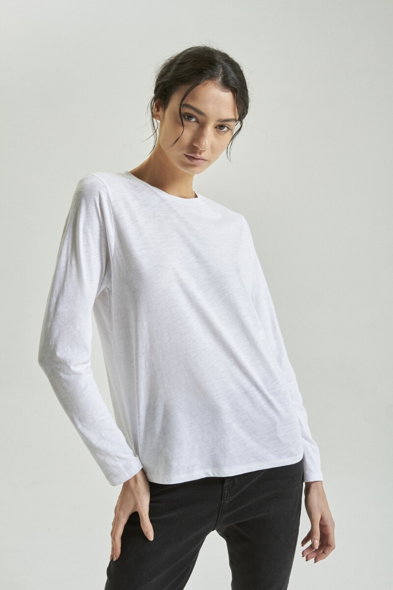 REMERA ML REAL Blanco
