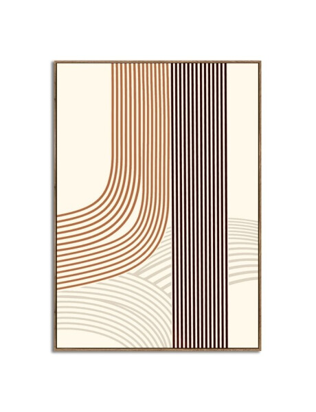 CUADRO CANVAS 30x40cm MARCO LINEAS 2 CUADRO CANVAS 30x40cm MARCO LINEAS 2
