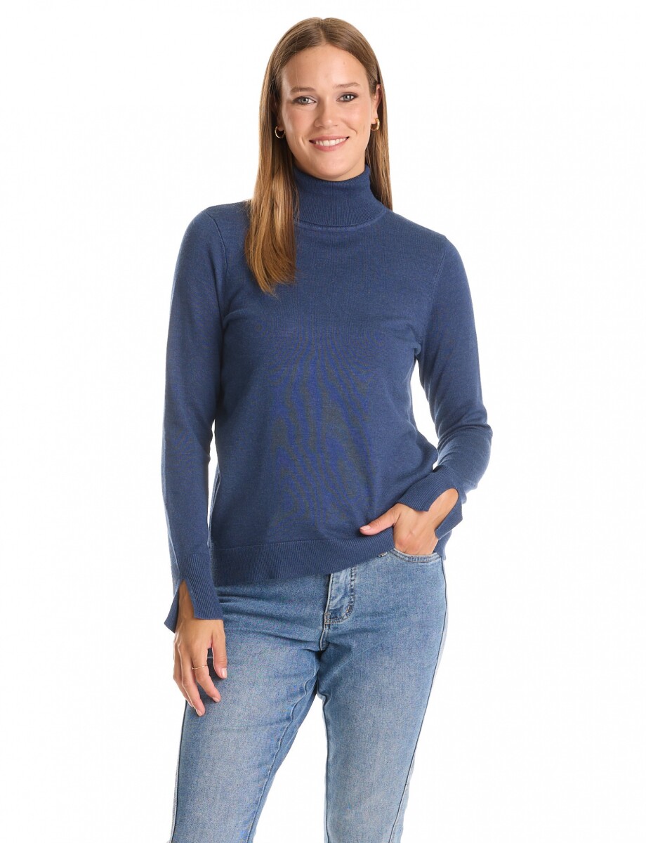 Polera Basica - Azul 