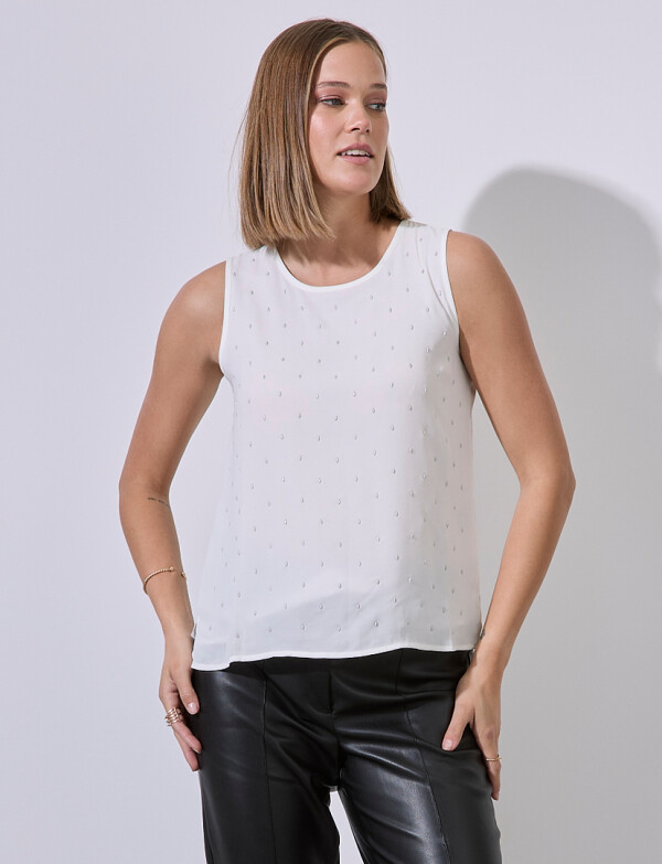 Blusa Gasa BLANCO