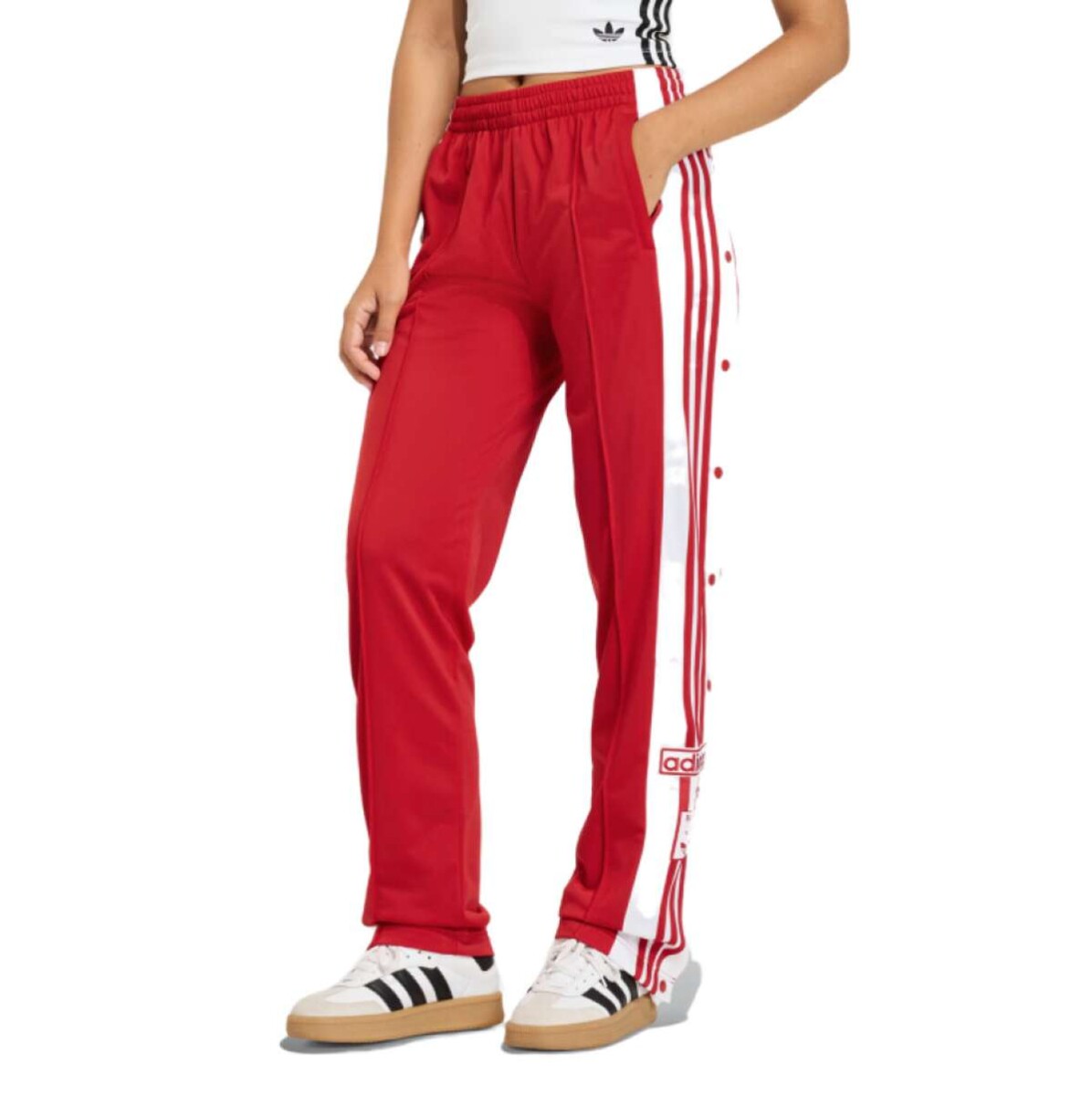 Pantalon Adidas Adibreak - Rojo 