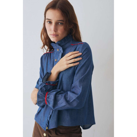 Camisa Swim Jean Azul