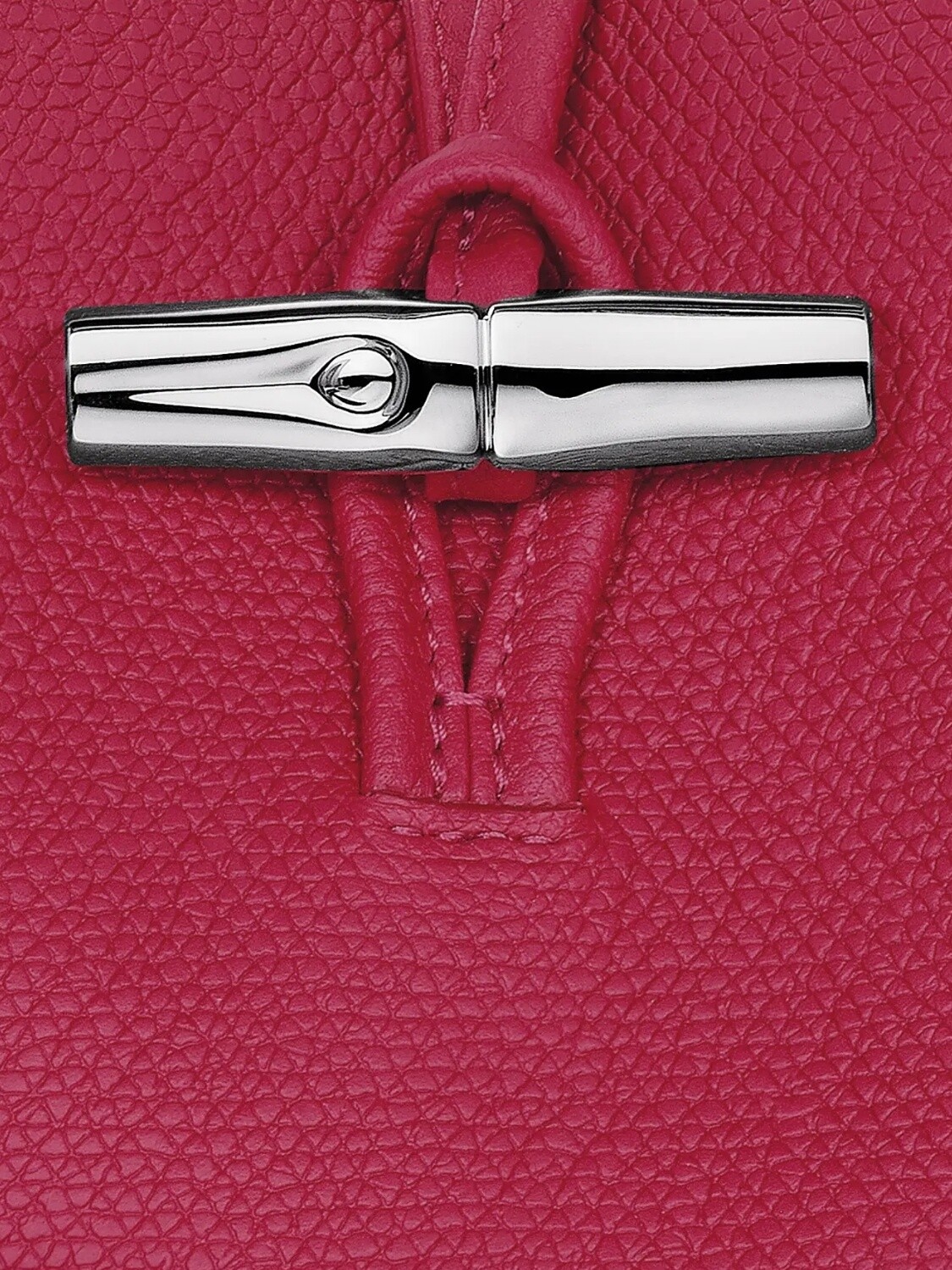 Longchamp - Bolso de hombro, Le Roseau Fucsia