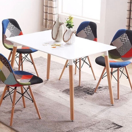 SILLA DE COMEDOR EAMES Silla Eames Patchwork